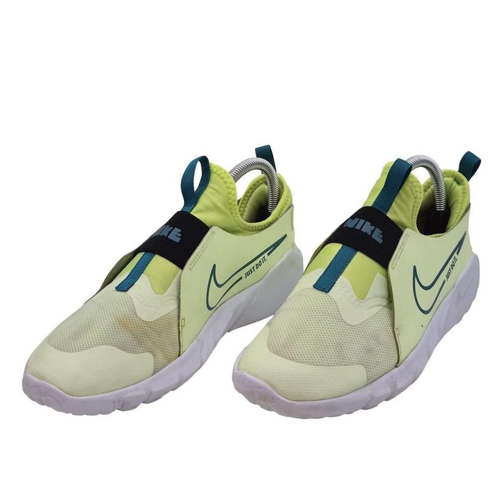 Nike Shoes Big Kids Size 7Y Barely Volt Flex Runner 2 JDI Slip‎ On DJ6038-700